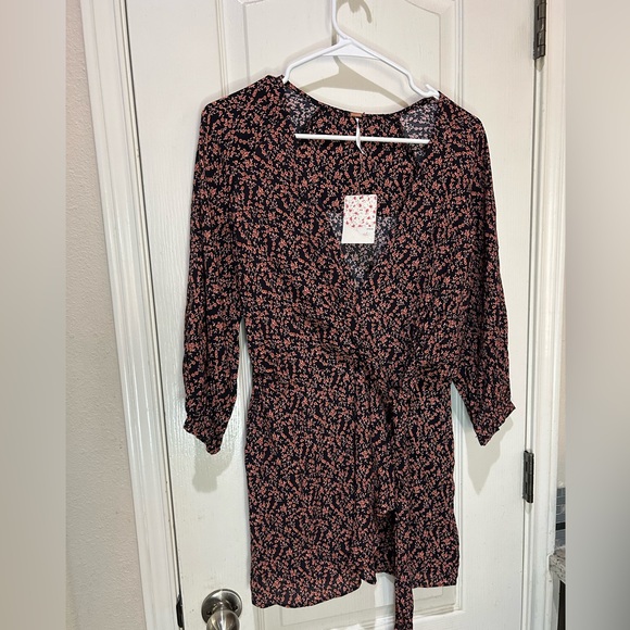 NEW Free People Clara Tunic Tie-Front Tunic top Dress - Picture 1 of 3